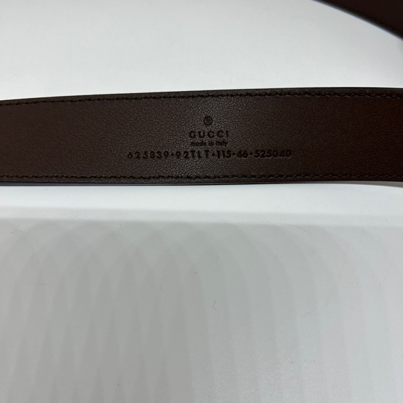 Gucci Marmont Brown Leather Belt - Picture 3 of 5